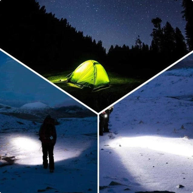 Rechargeable LED Flashlight — 90000LM 8000mAh IPX5 Torch 3