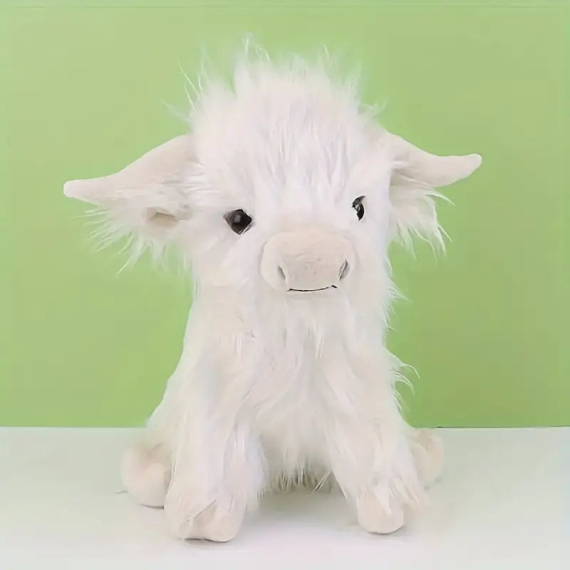 Highland Cow Plush Toy — Soft Stuffed Animal 9.8 in 5