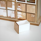 Illuminated Wooden House Advent Calendar — 24 LED Doors 2