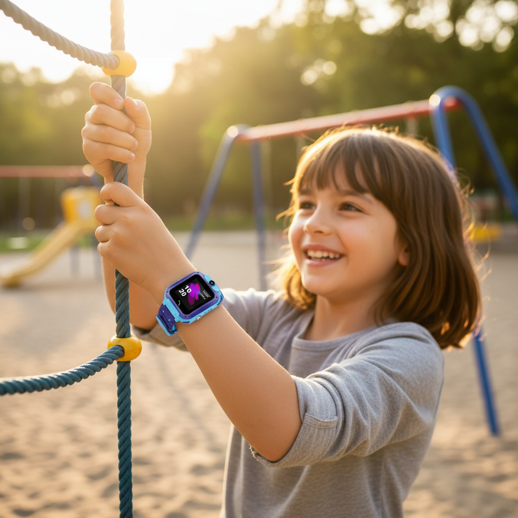 Kids GPS Smartwatch with SOS Button & Educational Games 2