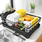 Large Dish Drying Rack with Integrated Drip Tray — KITCHENDRY 1