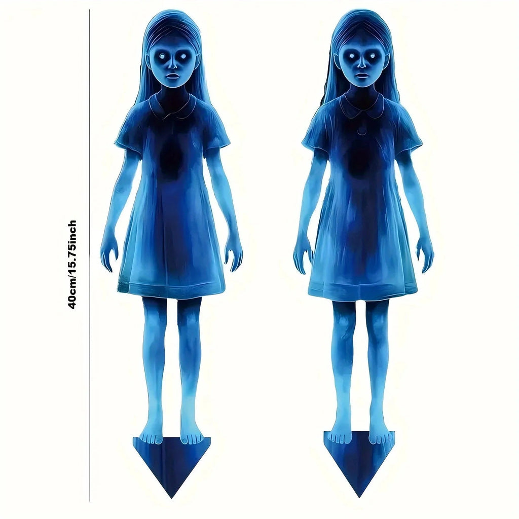 Lighted Ghost Halloween Stake — Outdoor Yard Decoration 3