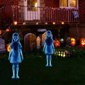 Lighted Ghost Halloween Stake — Outdoor Yard Decoration 1
