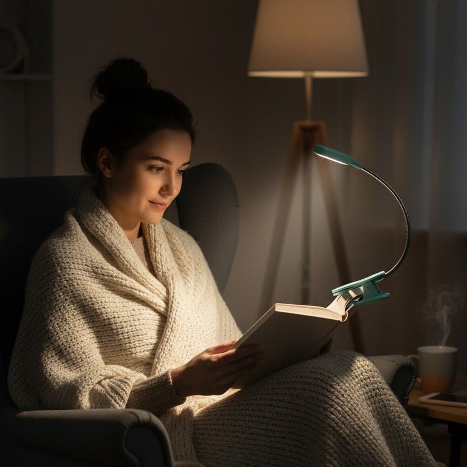 Litflex Flexible LED Neck Reading Lamp — 3 Color Modes USB 3