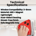 Magnetic Double-Sided Window Cleaner — Streak-Free Glass Tool 3