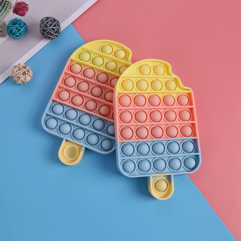 Squishy Push Pop Fidget Toy — Silicone Sensory Stress Relief 2