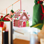 Mini Gingerbread House Decoration – Hand-Painted Resin Figurine 12