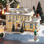 Miniature Christmas House Figurine — Resin Desktop Decor 2