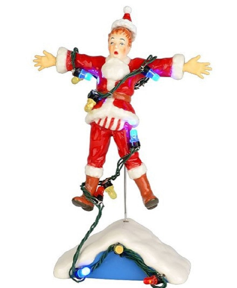 Miniature Christmas House Figurine — Resin Desktop Decor 6