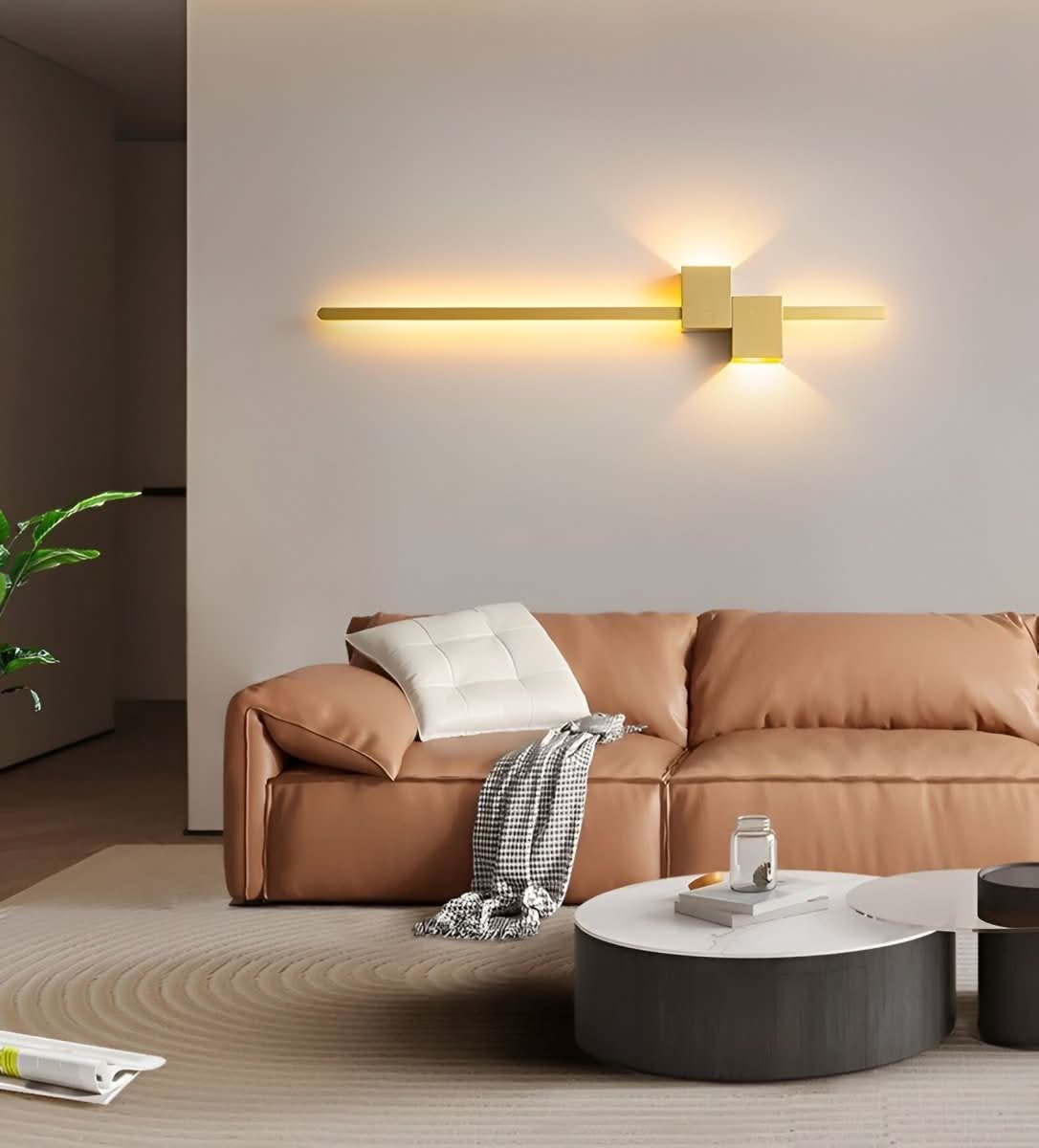 Minimalist LED Metal Wall Lamp — Indirect Soft Lighting 4
