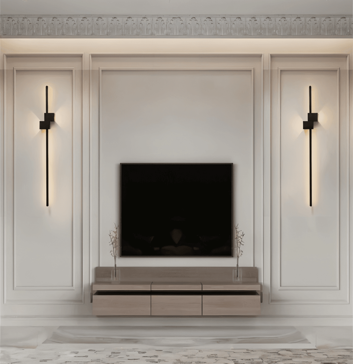 Minimalist LED Metal Wall Lamp — Indirect Soft Lighting 6