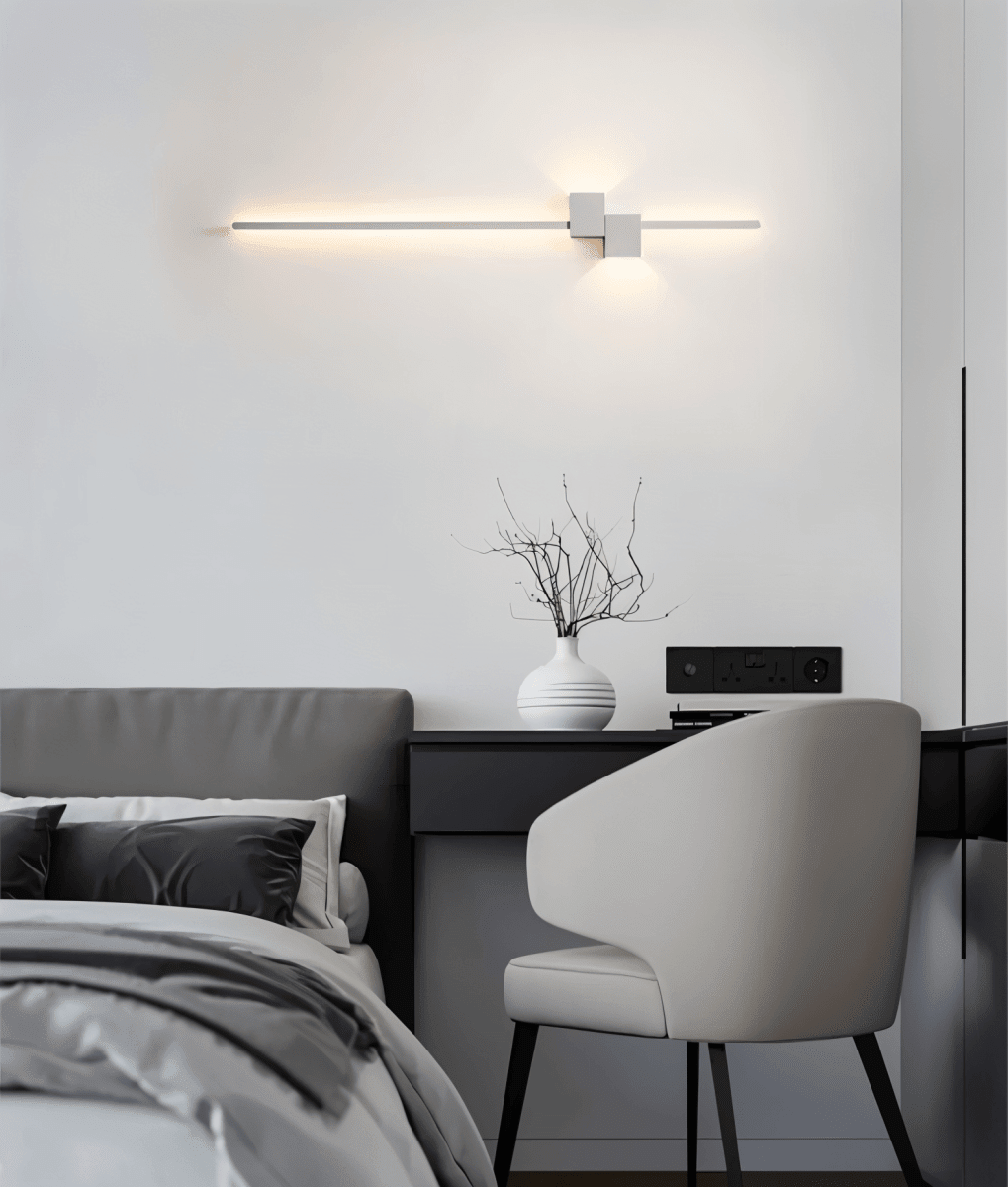 Minimalist LED Metal Wall Lamp — Indirect Soft Lighting 9