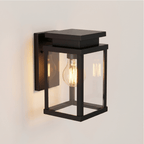 Black Cylinder LED Wall Lamp – Modern Outdoor Coach Light 2