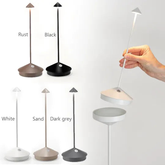 Modern Slim Wireless LED Table Lamp — Dimmable & Rechargeable 11