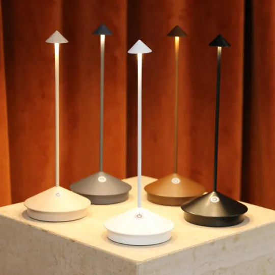 Modern Slim Wireless LED Table Lamp — Dimmable & Rechargeable 15