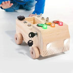 Busy Board Wooden Activity Toy — LED Fine Motor Skills 5