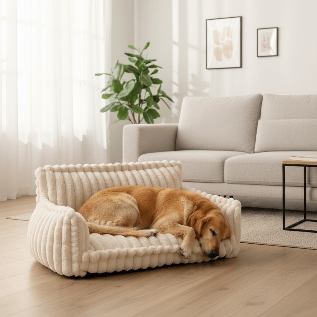 Orthopedic Dog Sofa Bed — Memory Foam & Washable Cover 1