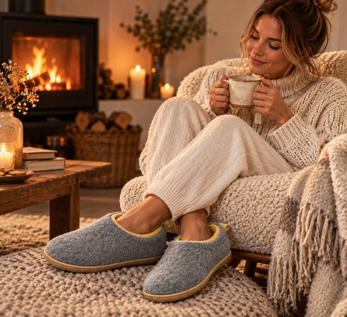 Orthopedic Slippers Unisex — Fleece-Lined Warm House Shoes 8