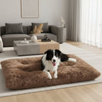 PETSIESTA Rectangular Dog Bed — Extra Soft Plush, 4 Sizes 1