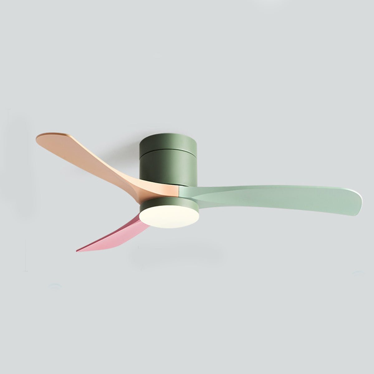 Ceiling Fan with LED Light — 6 Speeds Silent Reversible 7