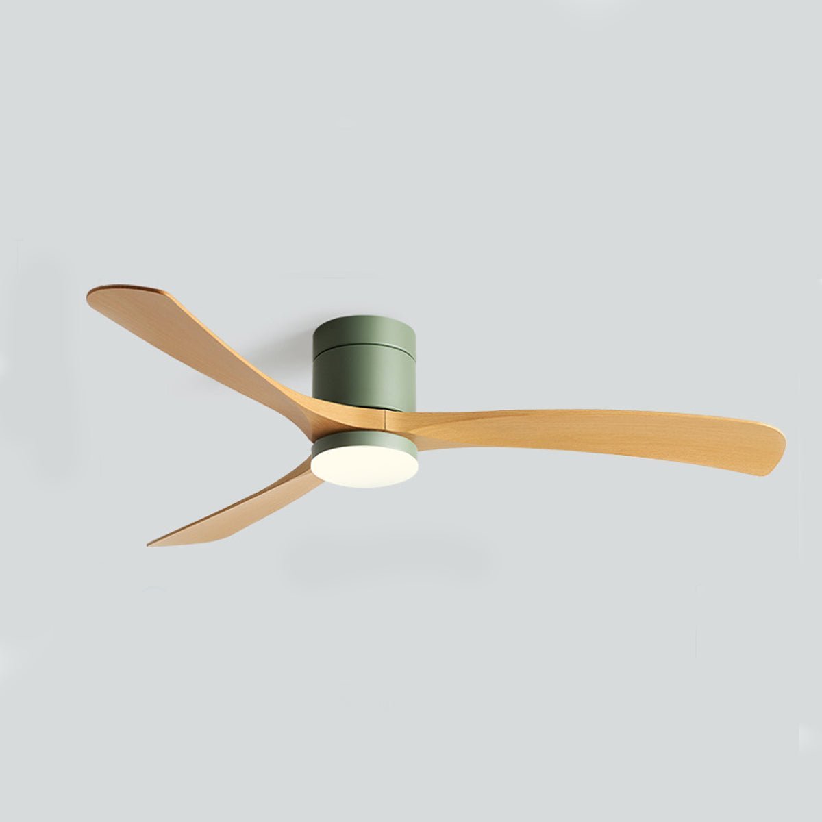 Ceiling Fan with LED Light — 6 Speeds Silent Reversible 8