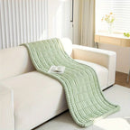 Plush Sofa Cover Pleated Edges — Anti-Slip Pet-Friendly Protector 11