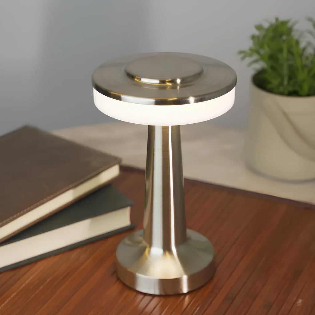 Portable Dimmable Retro Table Lamp — Cordless USB-C LED 10