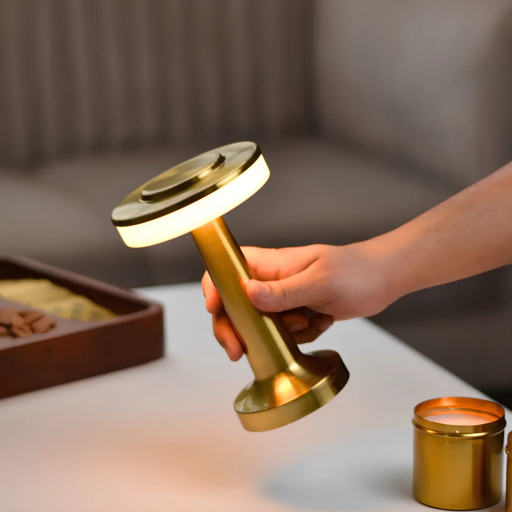 Portable Dimmable Retro Table Lamp — Cordless USB-C LED 11