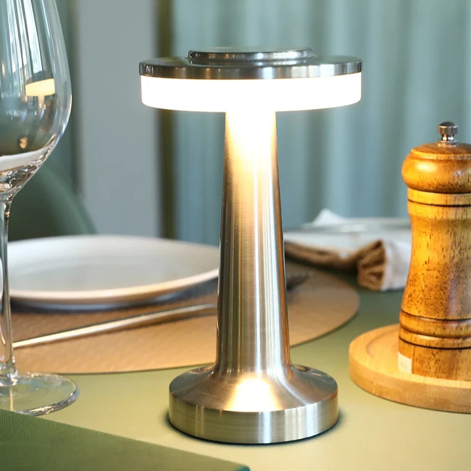 Portable Dimmable Retro Table Lamp — Cordless USB-C LED 19