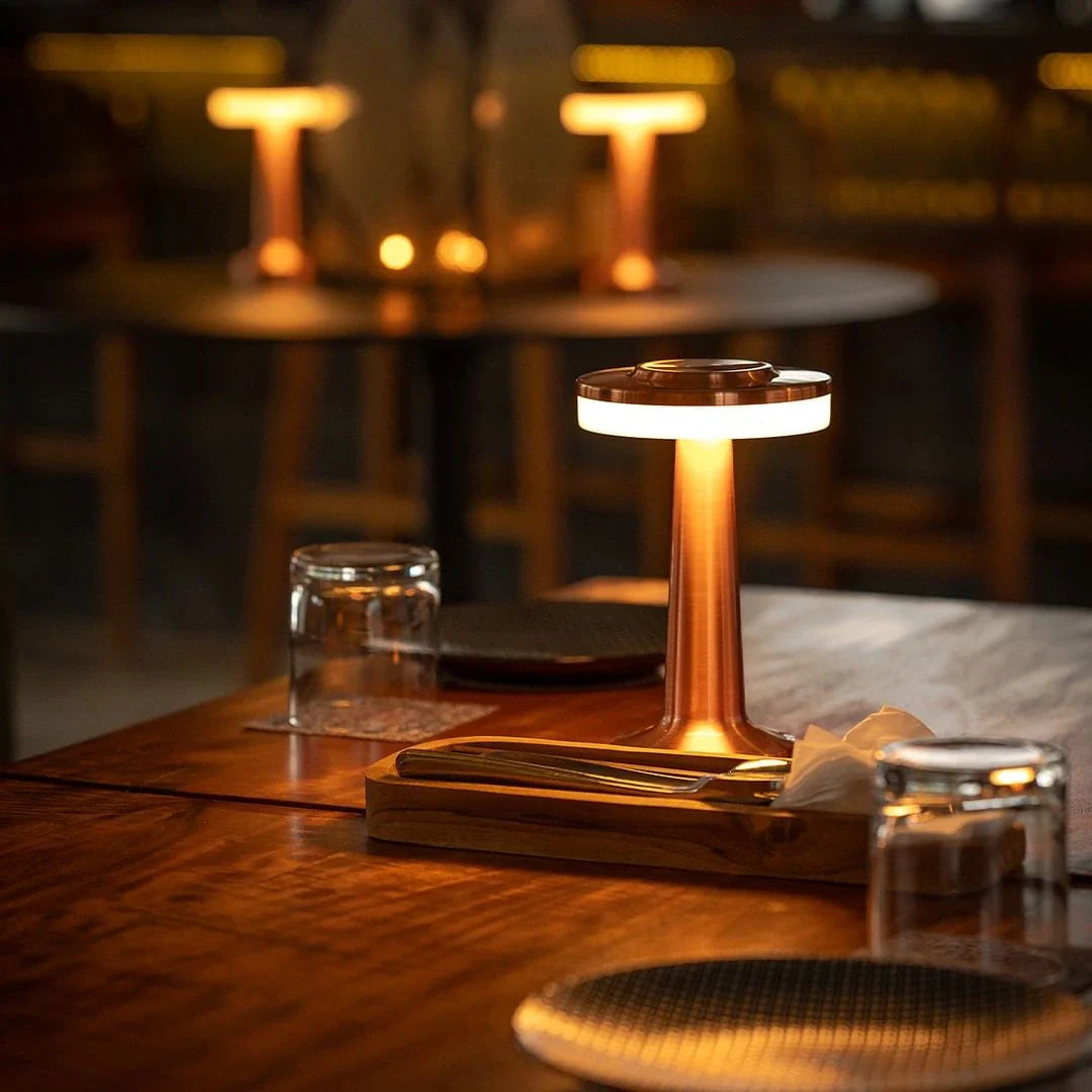 Portable Dimmable Retro Table Lamp — Cordless USB-C LED 2