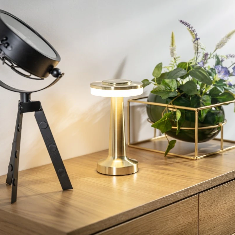 Portable Dimmable Retro Table Lamp — Cordless USB-C LED 4