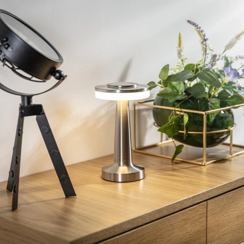 Portable Dimmable Retro Table Lamp — Cordless USB-C LED 8