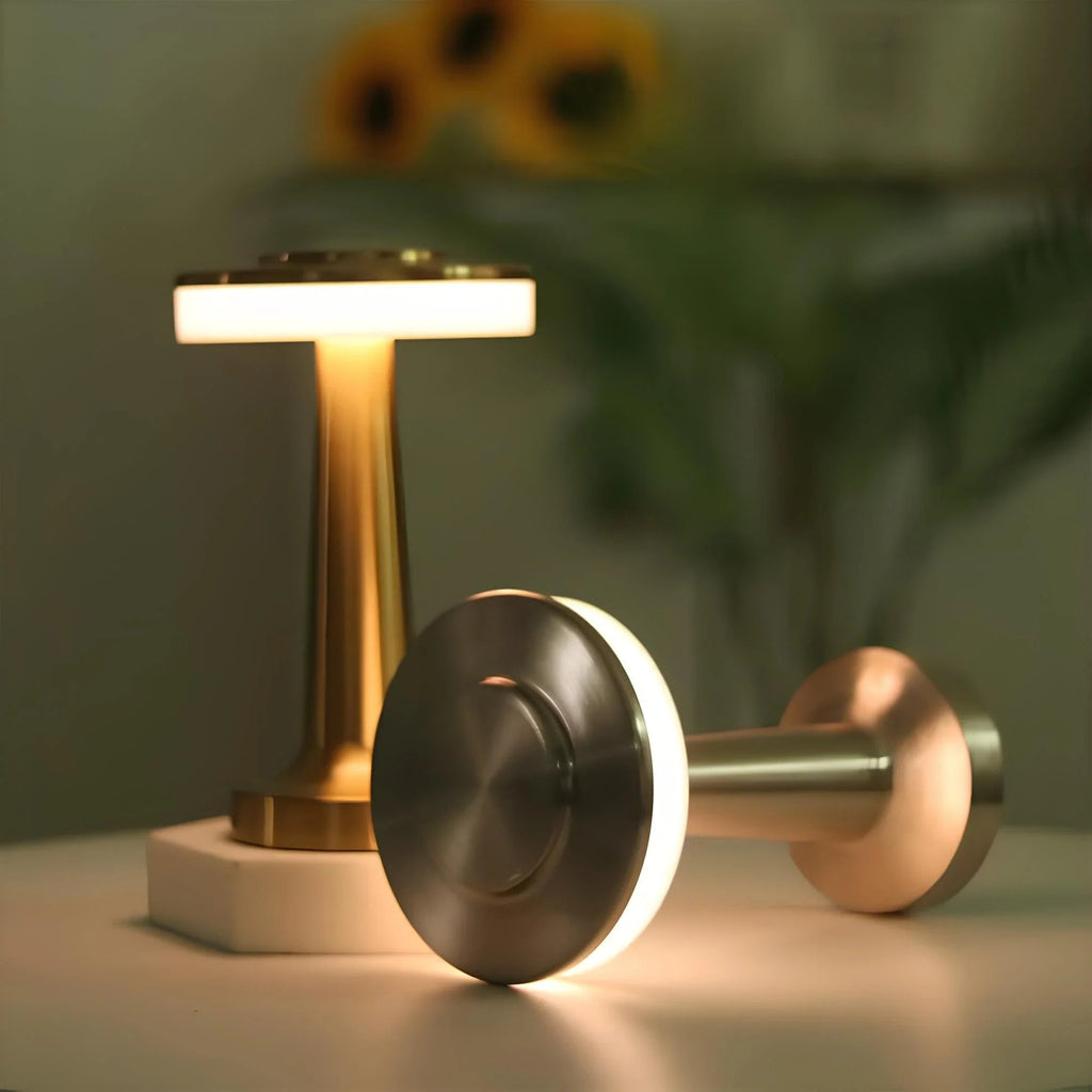 Portable Dimmable Retro Table Lamp — Cordless USB-C LED 9