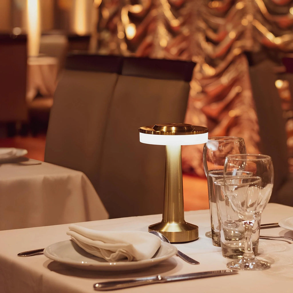Portable Dimmable Retro Table Lamp — Cordless USB-C LED 1