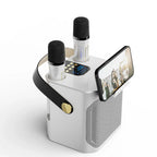 Portable Karaoke Speaker — Dual Wireless Mics & 360° Sound 1