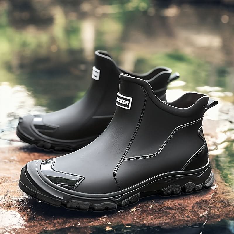PVC Ankle Boots Anti-Slip — Waterproof Outdoor Work Boots 1