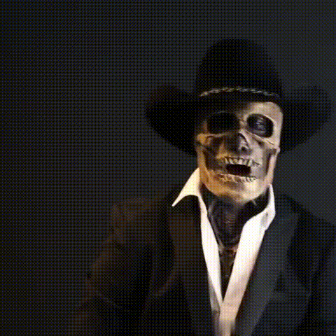 Realistic Skull Mask with Brain Detail — Latex Halloween Costume 5