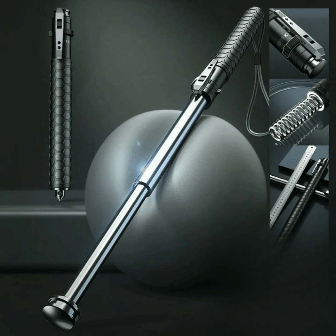 Retractable Self-Defense Walking Stick — Urban & Hiking Use 6