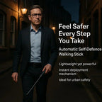 Retractable Self-Defense Walking Stick — Urban & Hiking Use 8
