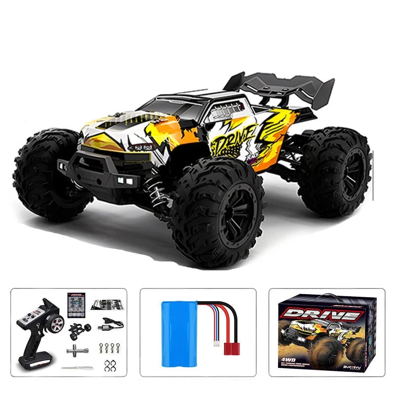 RC Car ROCKSTRYKE 4WD Brushless — 43.5 mph Off-Road 1:16 3