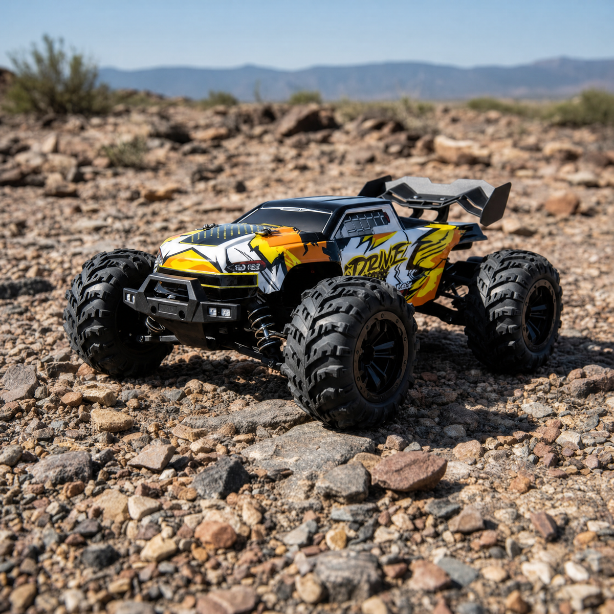 RC Car ROCKSTRYKE 4WD Brushless — 43.5 mph Off-Road 1:16 1