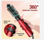 Rotating Hair Dryer Brush — 2 Heads, 360° Spin, 3 Heat Settings 2