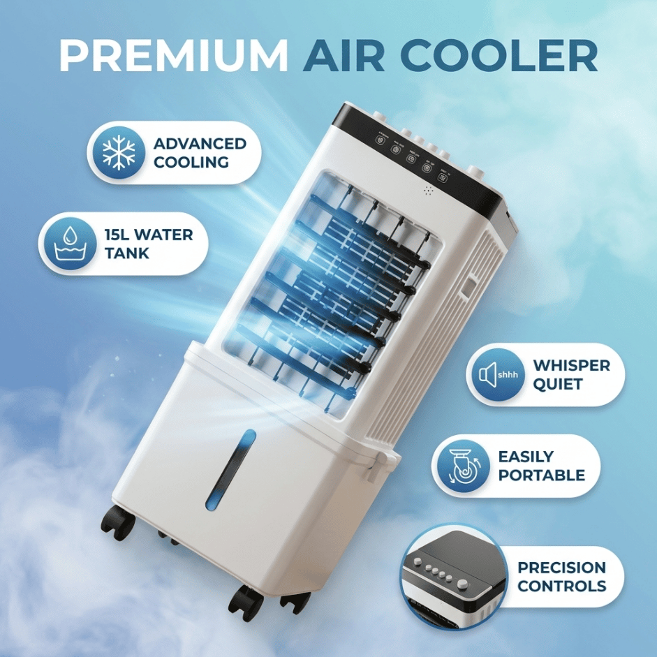 Sale by Dale - AeroPure 3-in-1 Stille Aircooler met Luchtreiniging