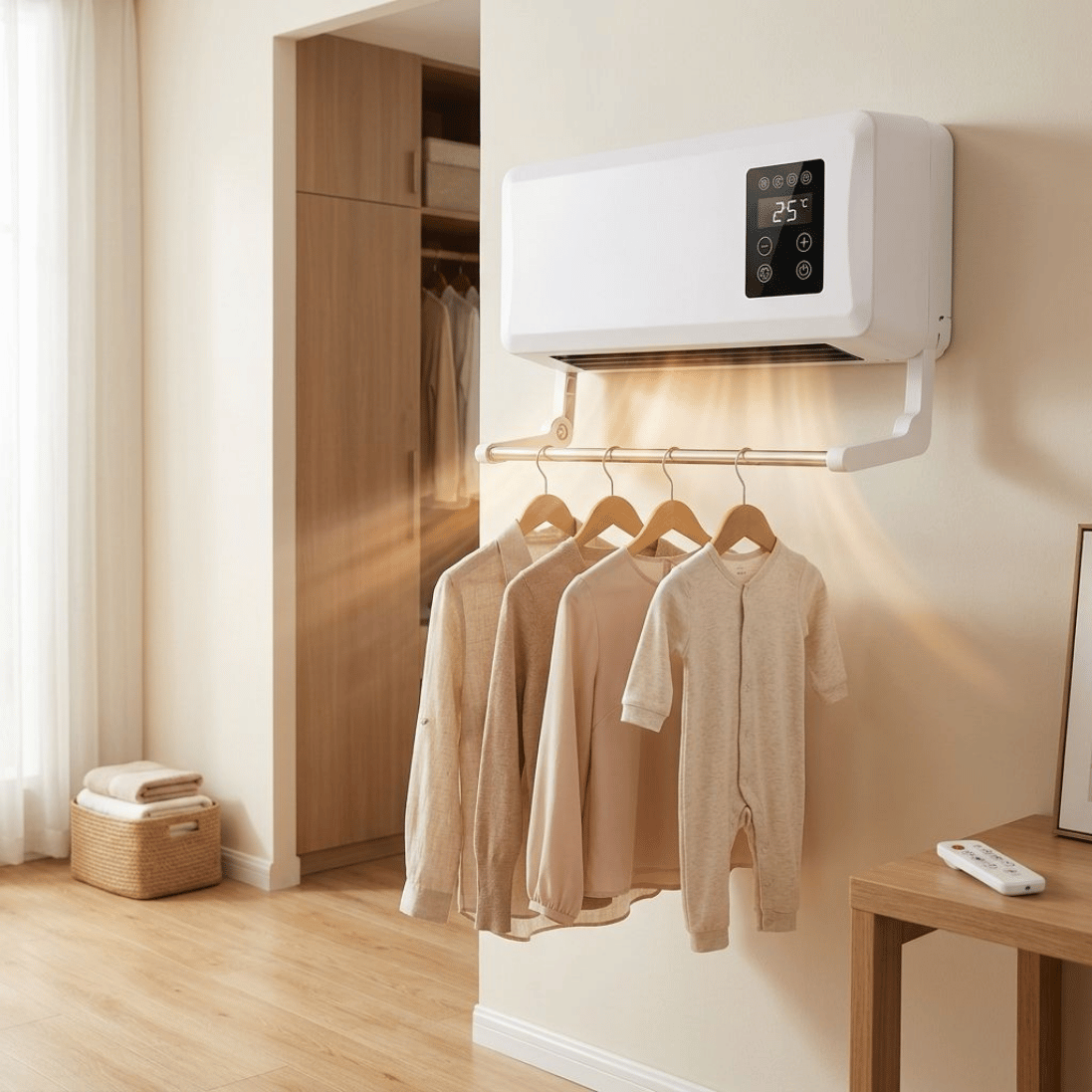 Sale by Dale - OCS Wand Aircooler en Ventilator met Droogrek