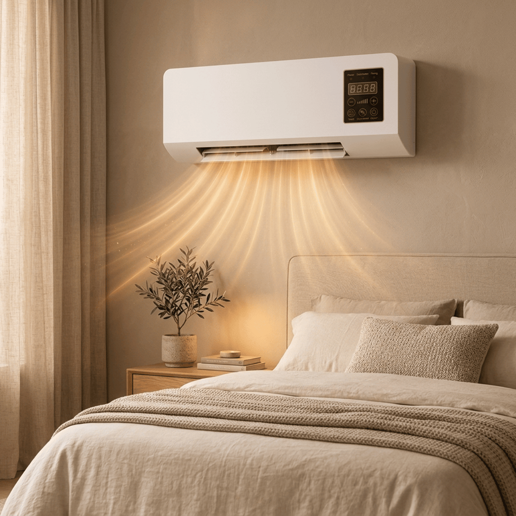 Sale by Dale - Wandventilator met Afstandsbediening, Koelen en Verwarmen
