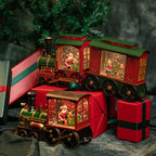 Santa Claus Christmas Train Music Box — Snow Globe & 8 Songs 2
