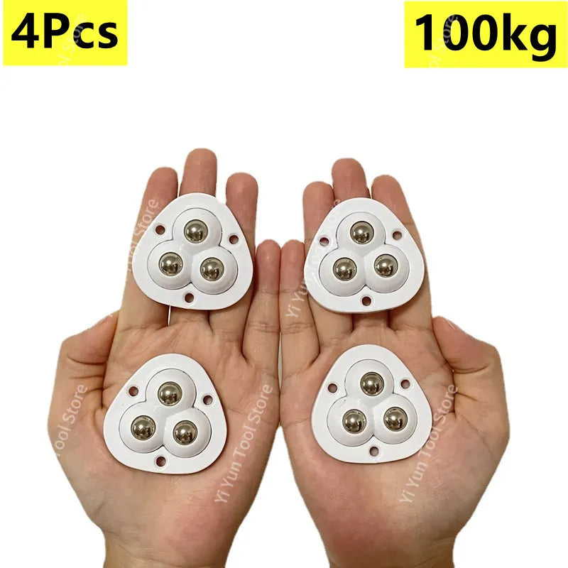 Self-Adhesive Furniture Mover Wheel Rollers — 360° Rotating 4pcs 2