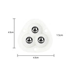 Self-Adhesive Furniture Mover Wheel Rollers — 360° Rotating 4pcs 4