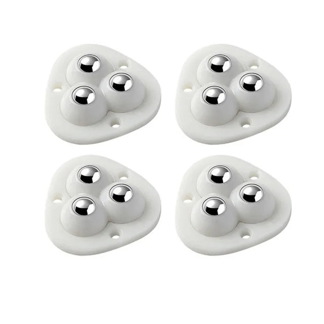 Self-Adhesive Furniture Mover Wheel Rollers — 360° Rotating 4pcs 8