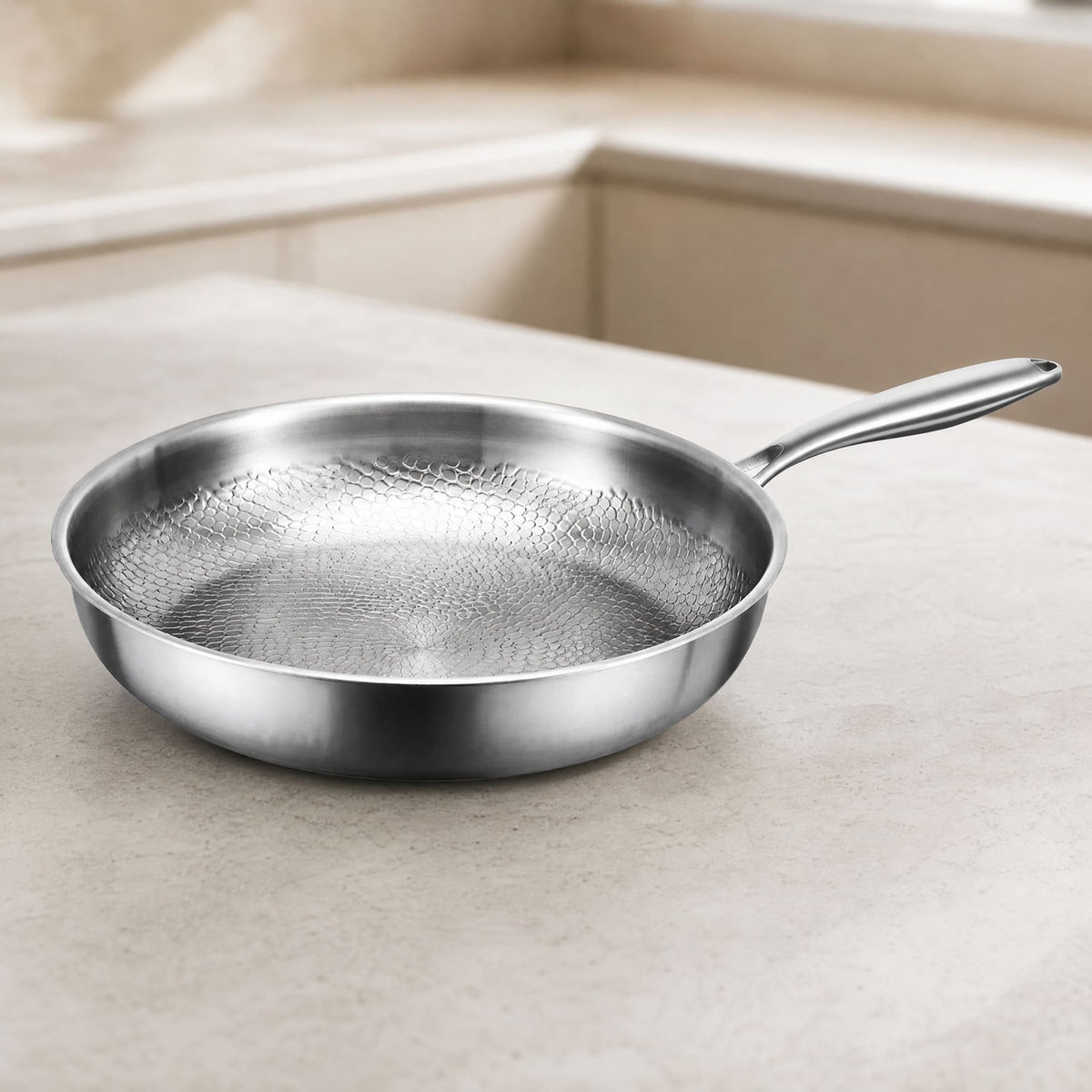 Honeycomb Non-Stick Stainless Steel Pan — Gas & Induction 11